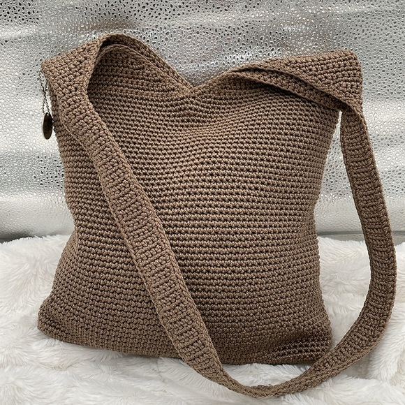 The Sak Tan V-Neck Hand Crocheted Bag - Picture 2 of 16